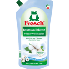 Ополаскиватель для белья Frosch цветы хлопка  Weichspüler Baumwollblüten 40 Wl, 1 l