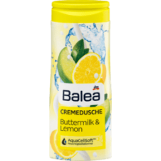 Balea Cremedusche Buttermilk&Lemon, 300 ml -Крем - гель для душа с ароматом лемона и добавлением кефира+tms