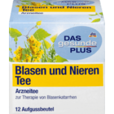 DAS gesunde PLUS Blasen und Nieren Tee, 12 x 1,5 g, 18 g—Органический травяной чай для лечения мочевого пузыря и почек 