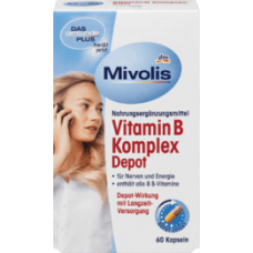 Комплекс Vitamin B,60шт Vitamin B Komplex Depot, Kapseln 60 St.