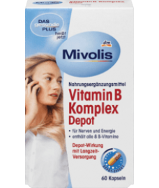Комплекс Vitamin B,60шт Vitamin B Komplex Depot, Kapseln 60 St.