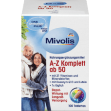 Milovis A-Z Komplett ab 50 Tabletten 100 St-Витаминный комплекс A-Z Depot от 50 лет(21 витамина и минерала)