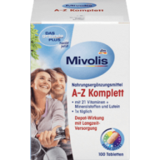 Mivolis A-Z Komplett Tabletten, 100 St-Витаминный комплекс
