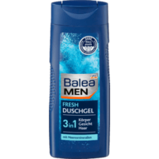  Balea Dushgel Man Fresh 3 in 1     мужской  гель для душа "Свежесть"3 в одном для лица тела и волос