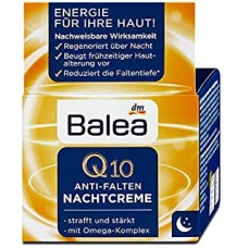 Ночной крем Q10 против морщин Balea Anti-Falten Nachtcreme (30+)